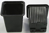 Горшок д/рассады квадр. 07*07*08  ( v-0.25)